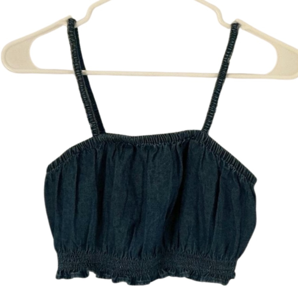AEO Denim Crop Top